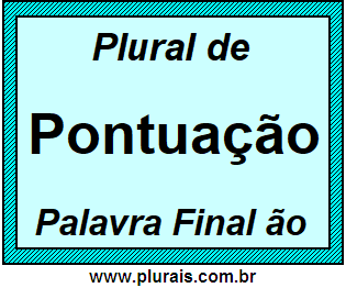 Plural de Pontuação