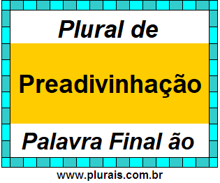 Plural de Preadivinhação