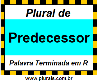 Plural de Predecessor