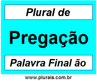 Plural de Pregação