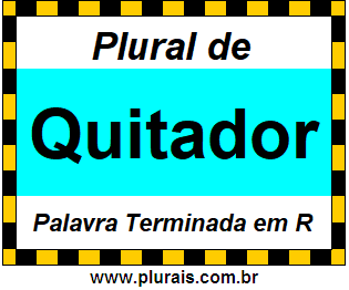 Plural de Quitador