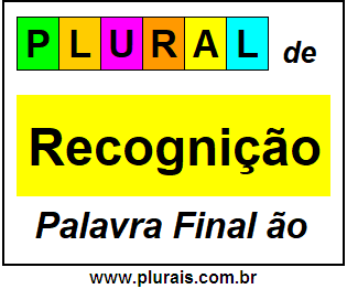 Plural de Recognição