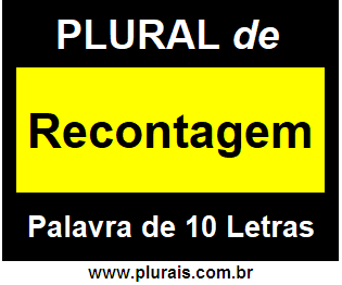 Plural de Recontagem