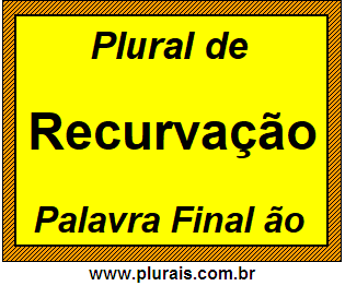 Plural de Recurvação