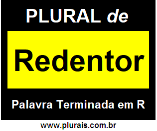 Plural de Redentor