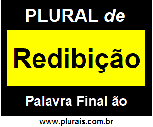 Plural de Redibição