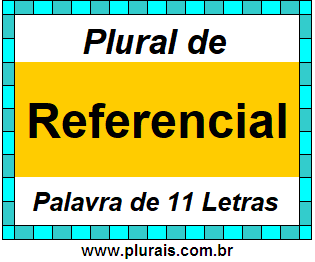 Plural de Referencial