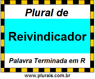 Plural de Reivindicador