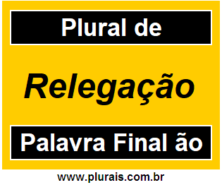 Plural de Relegação