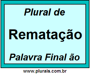 Plural de Rematação