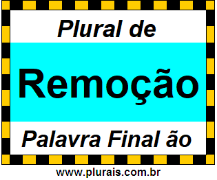 Plural de Remoção