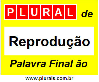 Plural de Reprodução