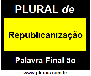 Plural de Republicanização