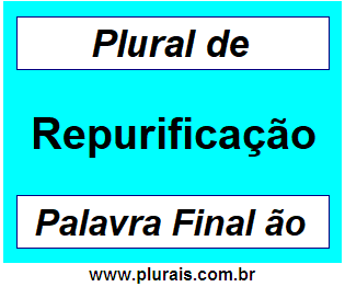 Plural de Repurificação