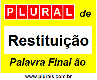 Plural de Restituição