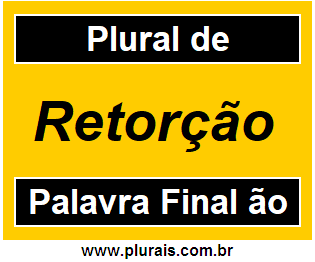 Plural de Retorção