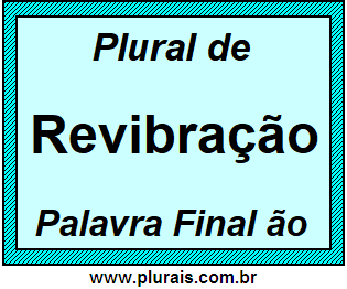 Plural de Revibração