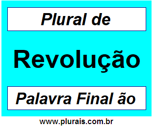 Plural de Revolução