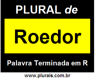 Plural de Roedor