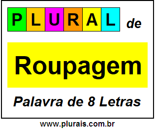 Plural de Roupagem