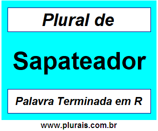 Plural de Sapateador