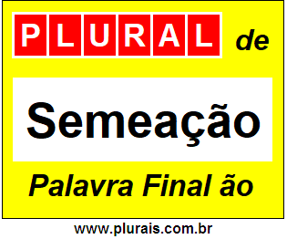 Plural de Semeação