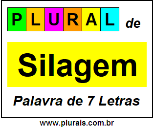 Plural de Silagem