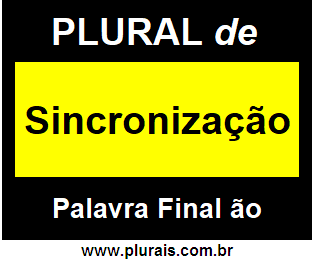 Plural de Sincronização