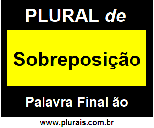 Plural de Sobreposição