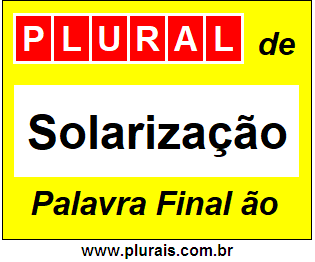 Plural de Solarização