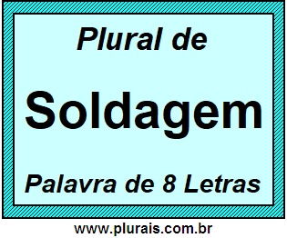 Plural de Soldagem