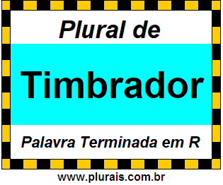 Plural de Timbrador