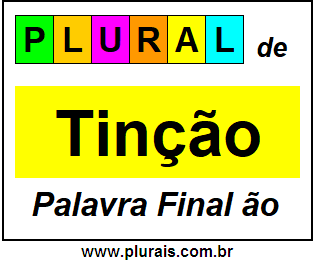 Plural de Tinção