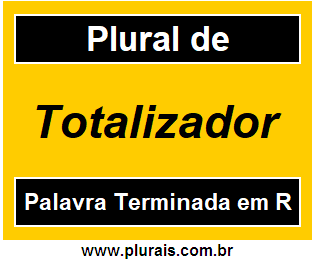 Plural de Totalizador