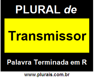 Plural de Transmissor