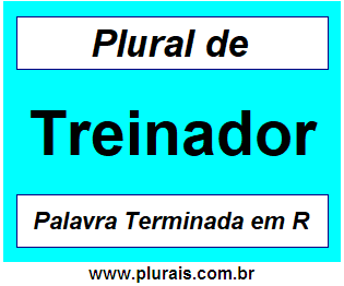 Plural de Treinador