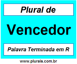 Plural de Vencedor