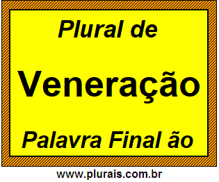 Plural de Veneração