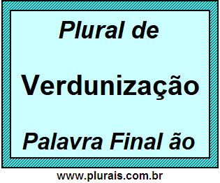 Plural de Verdunização