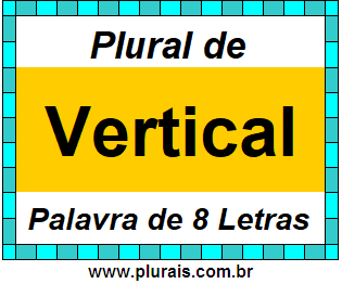 Plural de Vertical