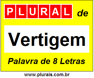 Plural de Vertigem