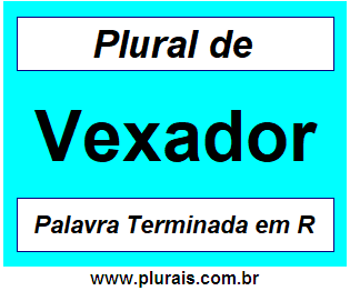 Plural de Vexador