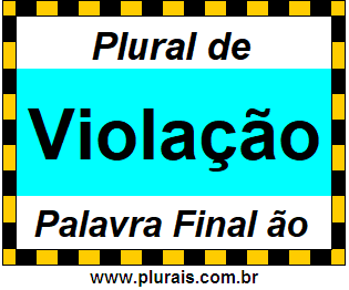 Plural de Violação