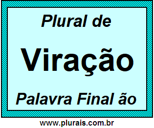 Plural de Viração